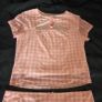 Pink holiday set cropped top and mini skirt, size 10 Image 3