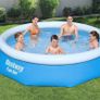 10ft Fast Set Pool | Above Ground Swimming Pool for Kids and Adults, Outdoor Inflatable Pool Image 5