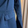 Women's 1-button Blue Casual & Semi-Formal Waist Cropped Blazer/Coat/Jacket by Bershka, UK Size M (worn by EU38) Image 7