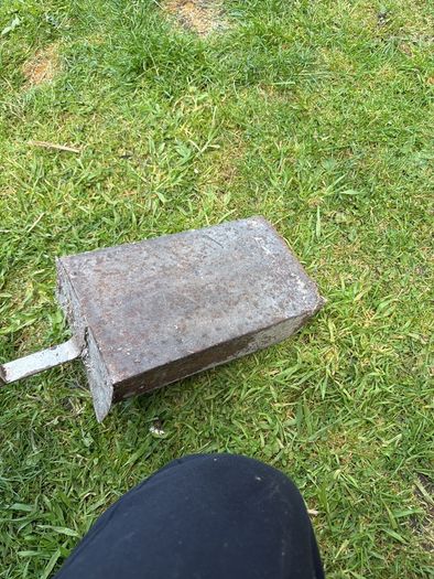 Old coal shovel
