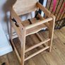 wooden high chair Image 2