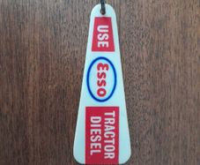 Vintage Esso Keyring Holder Tractor