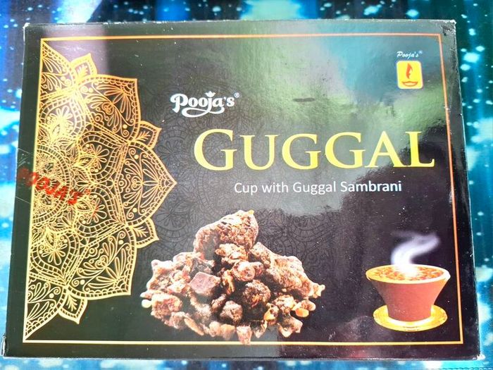 Natural Incense cups with charcoal and frankincense resin holder included Sai Baba Guggal blends