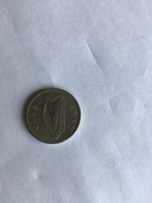 1962 Irish Sixpence coin