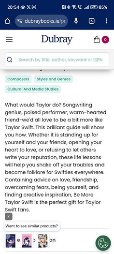Taylor Swift books