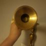 Antique Brass Candleholders Image 5
