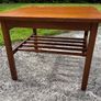 Vintage Retro Danish style square coffeetable with magazine shelf c1970 Image 5