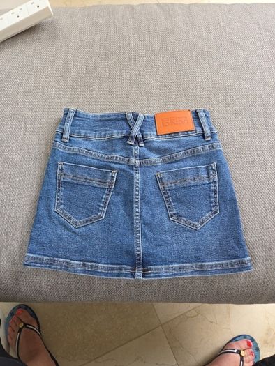 Princess Polly denim skirt as new uk 4