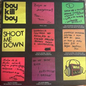 Boy kill boy shoot me down picture sleeve vinyl record single in vg + condition