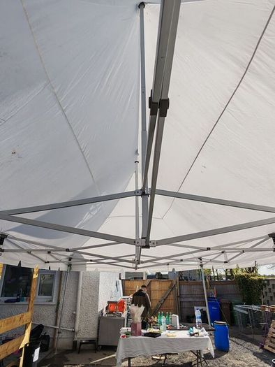 8x4m marquee pop up with sides