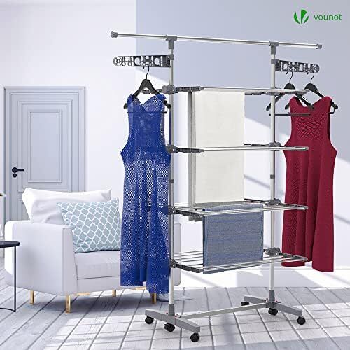 4 Tier Clothes Airer Drying Rack