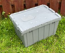 Storage box with lid