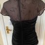 Elegant Joseph Ribkoff Black Ruched Top - UK 10 - BNWT Image 2
