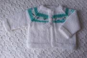 Hand Knit: Premature Baby Cardigans: 3.5-5.5 lbs
