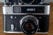 FED-5 Refurbished USSR Soviet Union Russian 35mm Rangefinder Serviced Film Camera 074506
