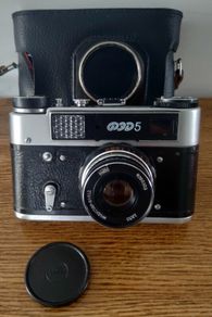 FED-5 Refurbished USSR Soviet Union Russian 35mm Rangefinder Serviced Film Camera 074506