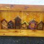 Rustic Fairy Door floating shelf / display Image 8
