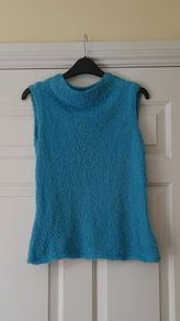 Very pretty hand-knitted tank top