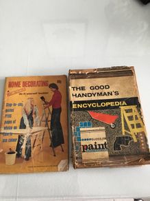 Vintage DIY Books. The Good Handiman's Encyclopaedia plus Home Decorating.