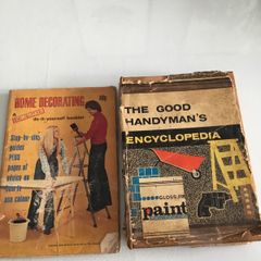 Vintage DIY Books. The Good Handiman's Encyclopaedia plus Home Decorating.