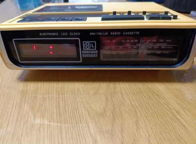 Harvard Concert - MW/FM/LW Radio Cassette - Electronic LED Clock