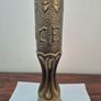 Unique WW1 Trench Art Brass Vase (75mm French Field Gun) Image 3