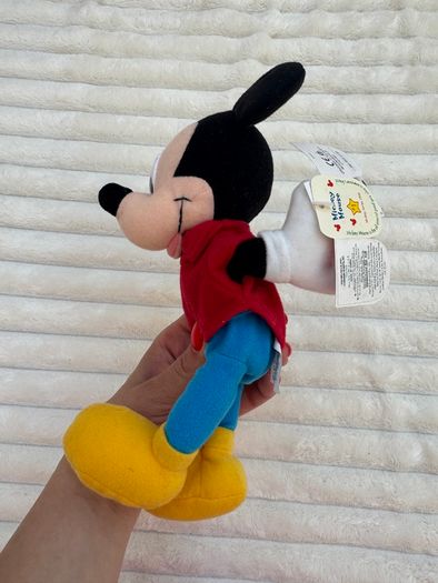 Star Bean Mickey Mouse Plush Mattel Dirty Please look at the pictures