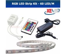 New 5M RGB Colour Changing LED Light Strip Kit - 5050 SMD - 60 LED/M - Mood Lighting