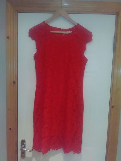 J&J Ladies red dress