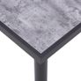 Dining Table Black and Concrete Grey 140x70x75 cm MDF Image 4