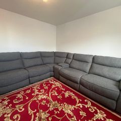 Sofa set corner with power recliner