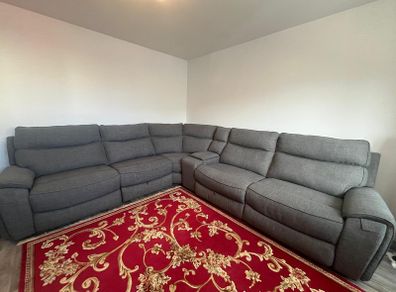 Sofa set corner with power recliner
