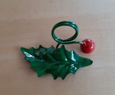 2026 Vintage holly menu holder
