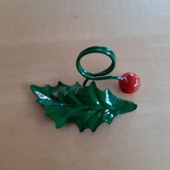 2026 Vintage holly menu holder