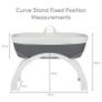 Shnuggle Moses Basket + Curve Stand Image 4