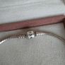 Pandora bracelet barrel clasp size 23cm very good condition fully hallmarked Image 5