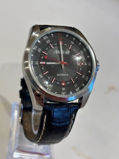 AVI-8 WB070198 Automatic Mens Pilot Watch. Black Dial. Working