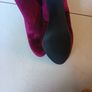 Heavenly Soles Velvet Ankle Boots.  S.6E. New Image 4