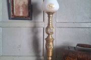 Brass Torchier Table Lamp