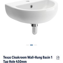 Brand New Wall Hung Basin 450mm