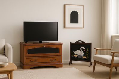 Vintage Wooden TV / Media Cabinet
