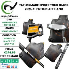 Taylormade Spider Tour Black 2025 X1 Putter / 34'' / Left Hand