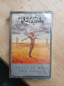 TESTAMENT Practice what you preach 1989 EU original metallica al sealed