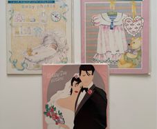 Bundle of 3 Retro 1990s Photo Greeting Cards Deadstock Ephemera