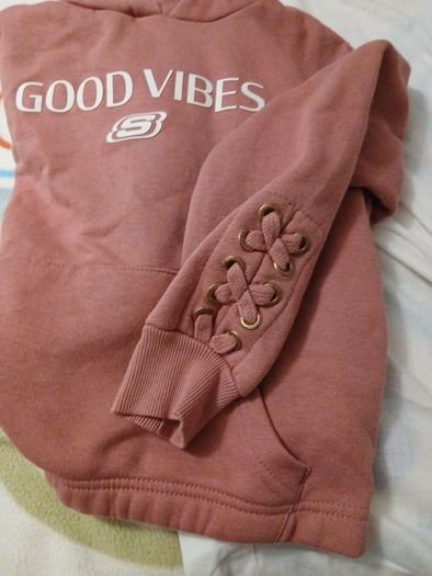 Pink hoodie by Skechers
