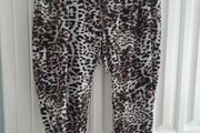 H&amp;M Animal Print Lightweight Trousers New