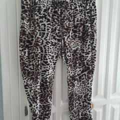 H&M Animal Print Lightweight Trousers New