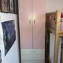 IKEA Kids Wardrobe Pale Pink & White Image 2