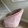 Pink velvet chair Image 3