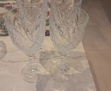 Galway Crystal wine glasses and assorted stemware